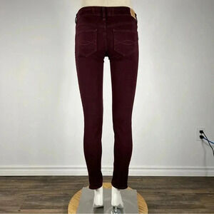 A&F sleek skinny black jeans 25x29